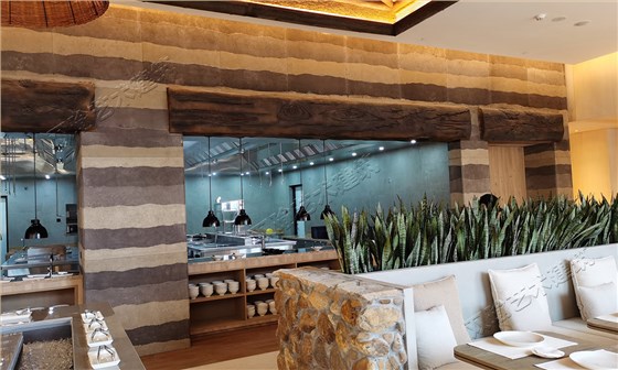 三亚阳光酒店&mdash;仿夯土挂板、清水混凝土